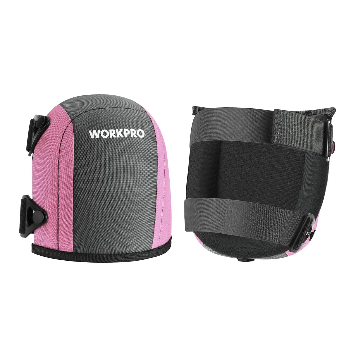 WORKPRO garden knee pads worn on knee provide comfortable gardening.