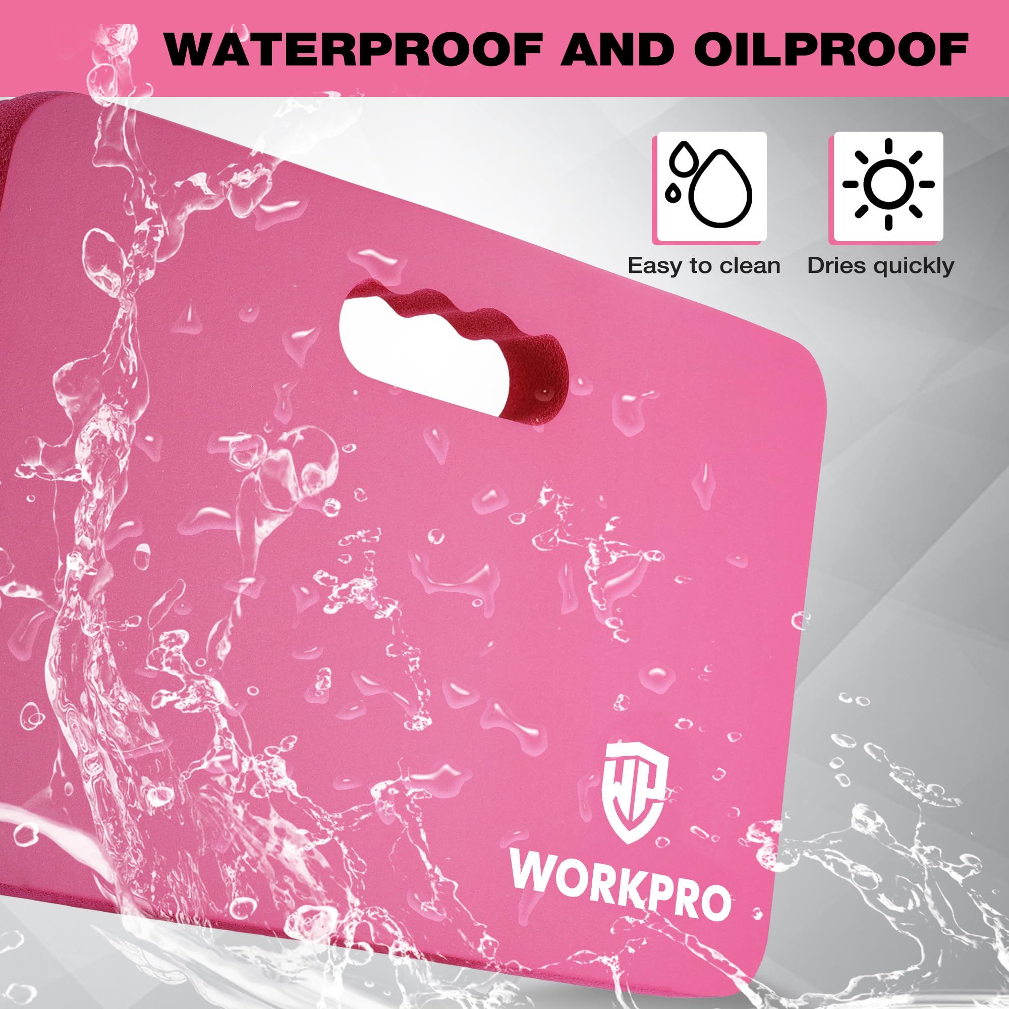 WORKPRO kneeling pad ideal for baby bath time and household chores.