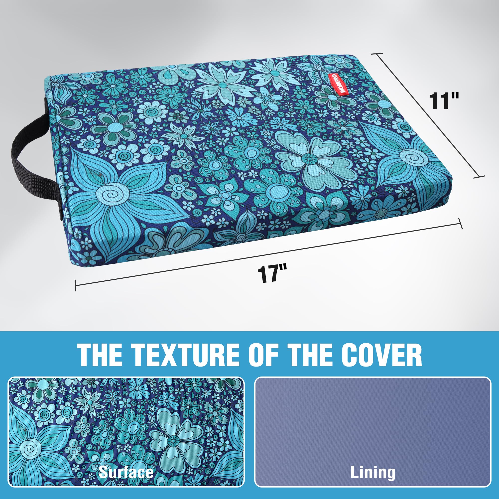 WORKPRO kneeling pad durable design that maintains shape over time
