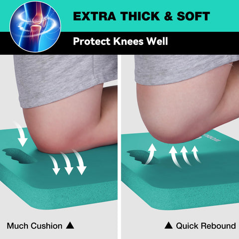 WORKPRO kneeling pad gardening use with blue pad for kneeling comfort