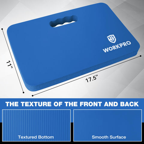 WORKPRO kneeling pad with built-in handle for easy transport