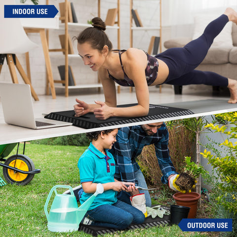 WORKPRO kneeling pad large dimensions 28x16 in for ample workspace.