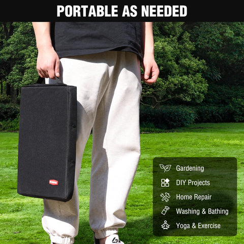 WORKPRO kneeling pad lifestyle shot shows gift-ready gardening accessory.