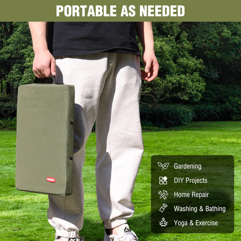 WORKPRO kneeling pad versatile scenarios including gardening and camping