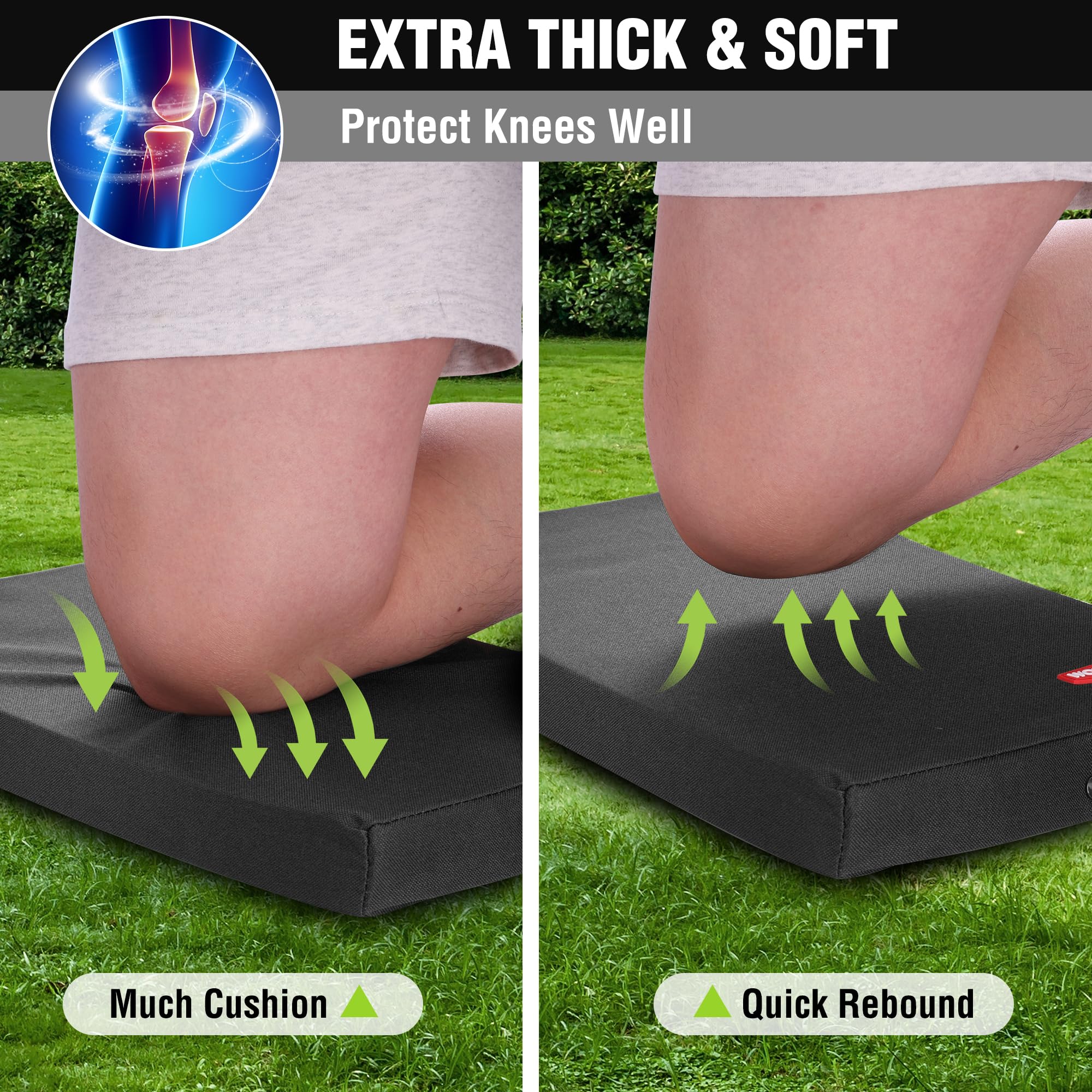 WORKPRO kneeling pad versatile use for gardening, workouts, and daily chores.