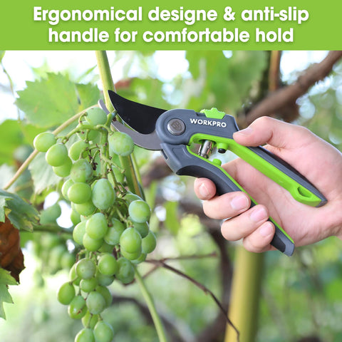 WORKPRO lightweight yet sturdy pruning tool for everyday garden work.