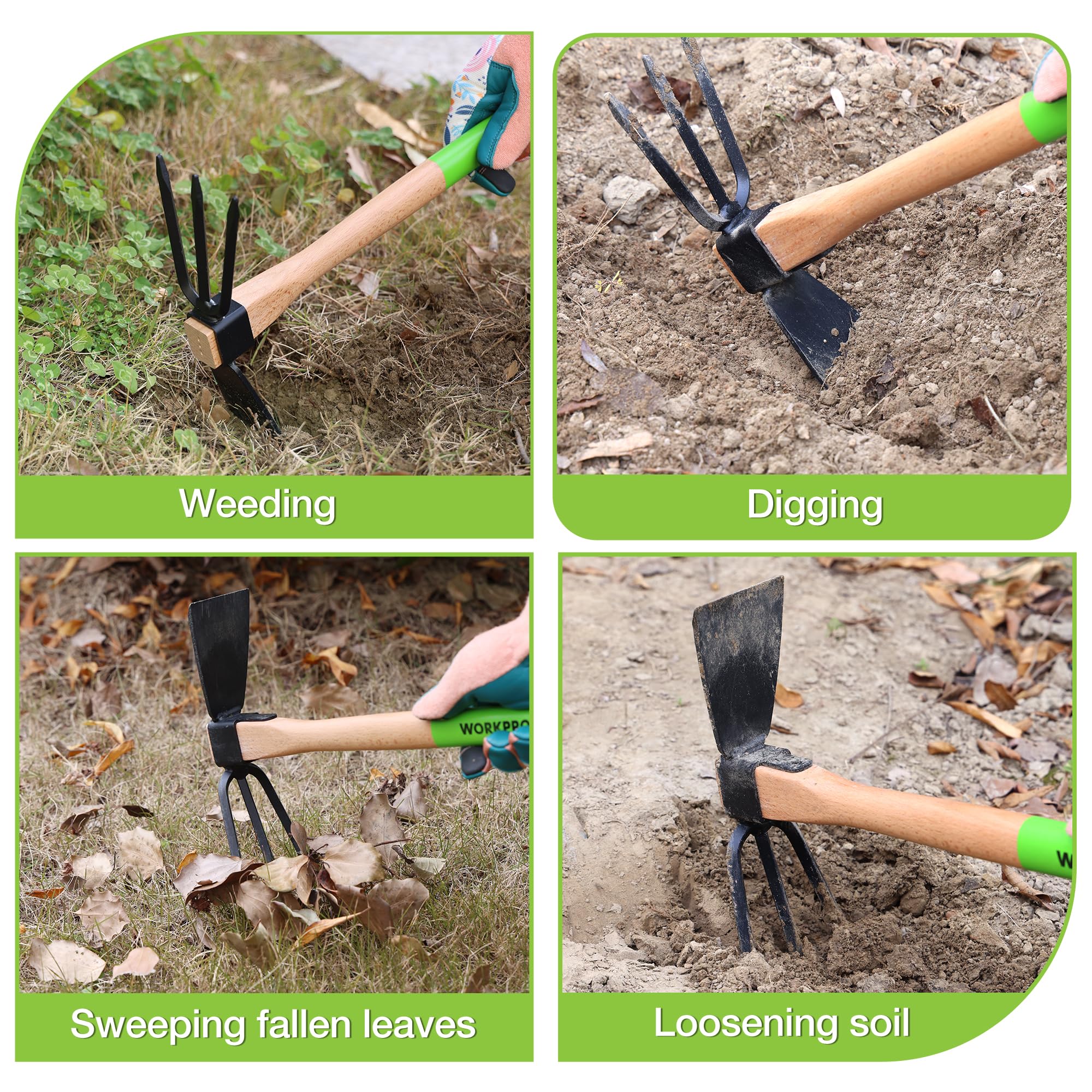 WORKPRO metal durable construction stands up to tough garden jobs.