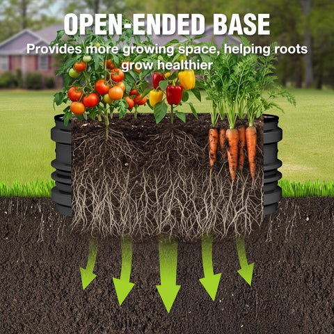 WorkPRO open-bottom design improves root access and drainage for healthier plants.