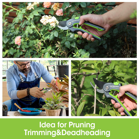 WORKPRO packaging signaling gift-ready gardening tool for enthusiasts.