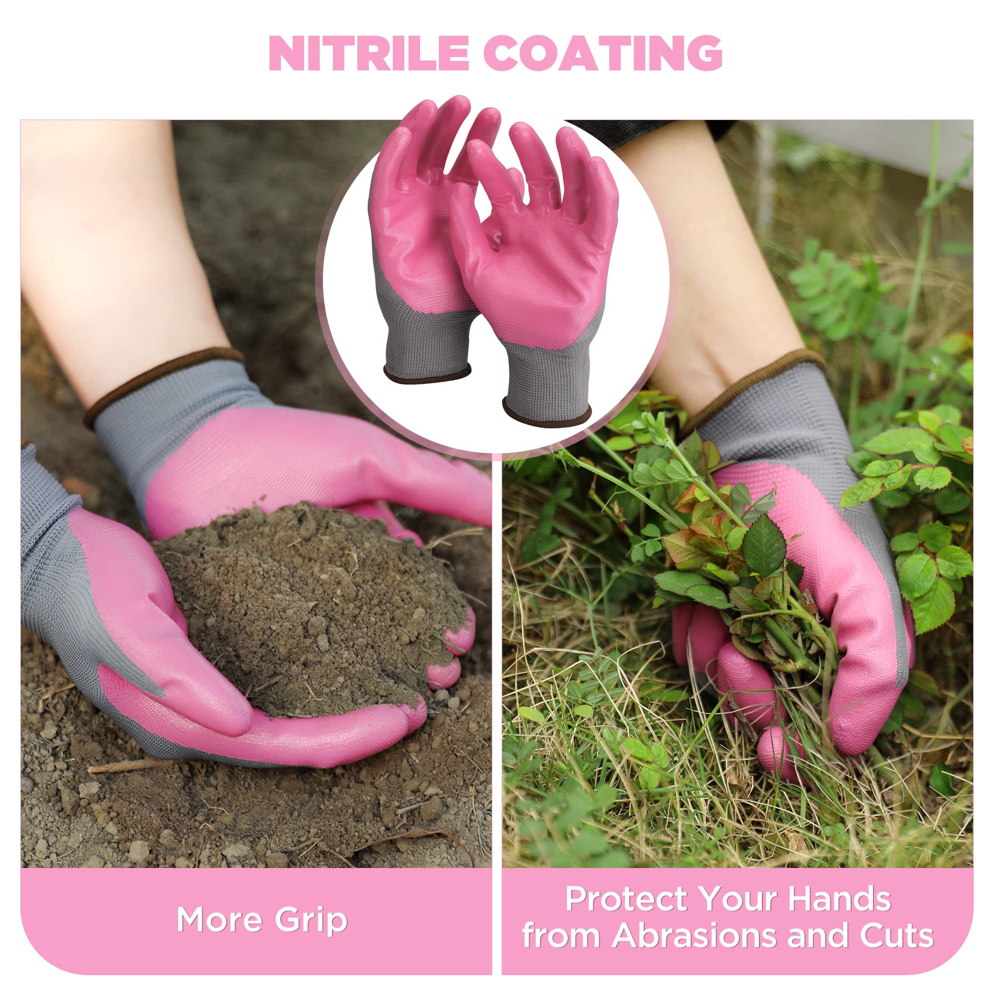 WORKPRO pink ribbon packaging signals a thoughtful gardener gift
