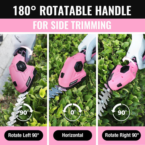 WORKPRO pink ribbon lightweight 1.1 lb tool enabling comfortable one-handed use