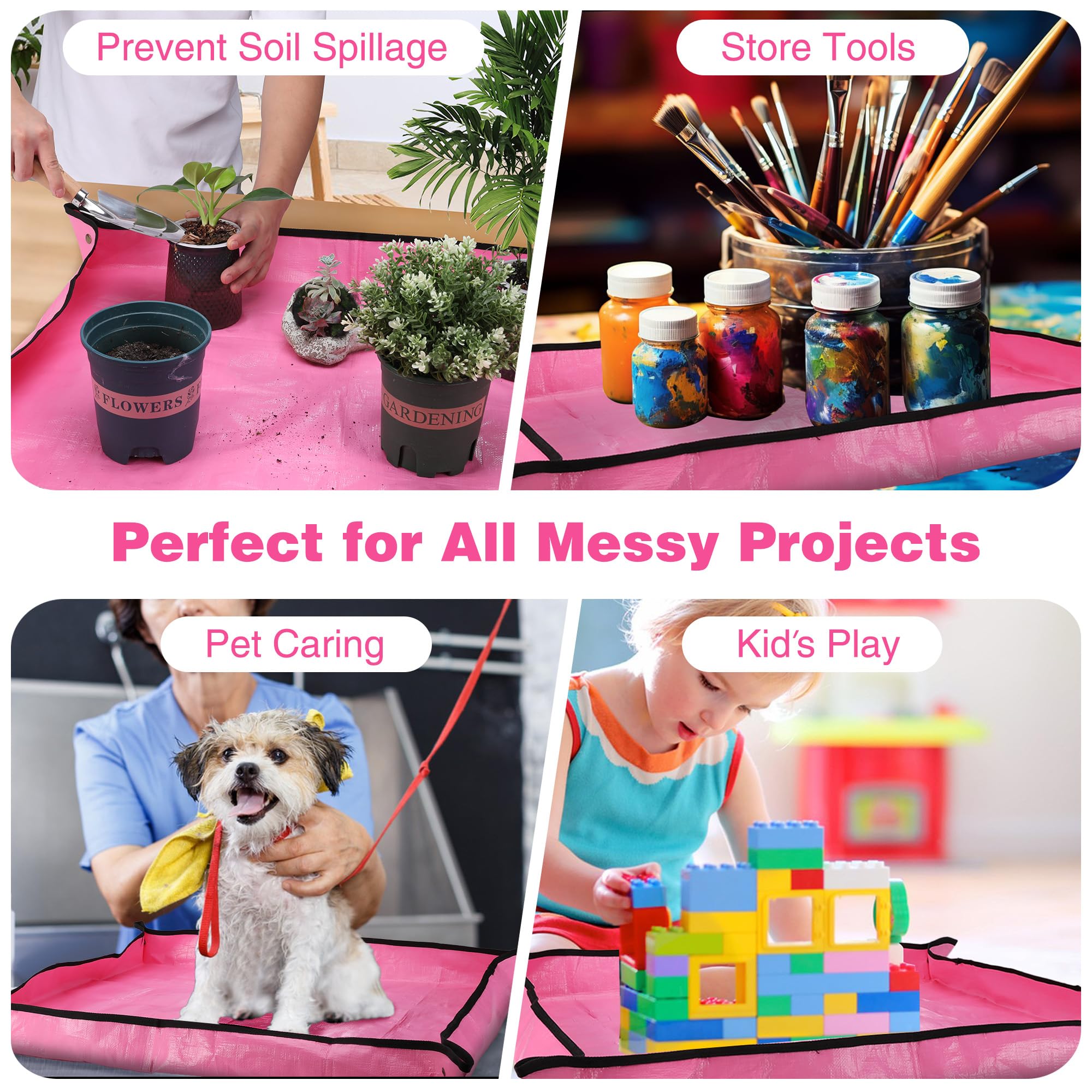 WORKPRO Repotting Mat pruning watering use keeps workspace tidy
