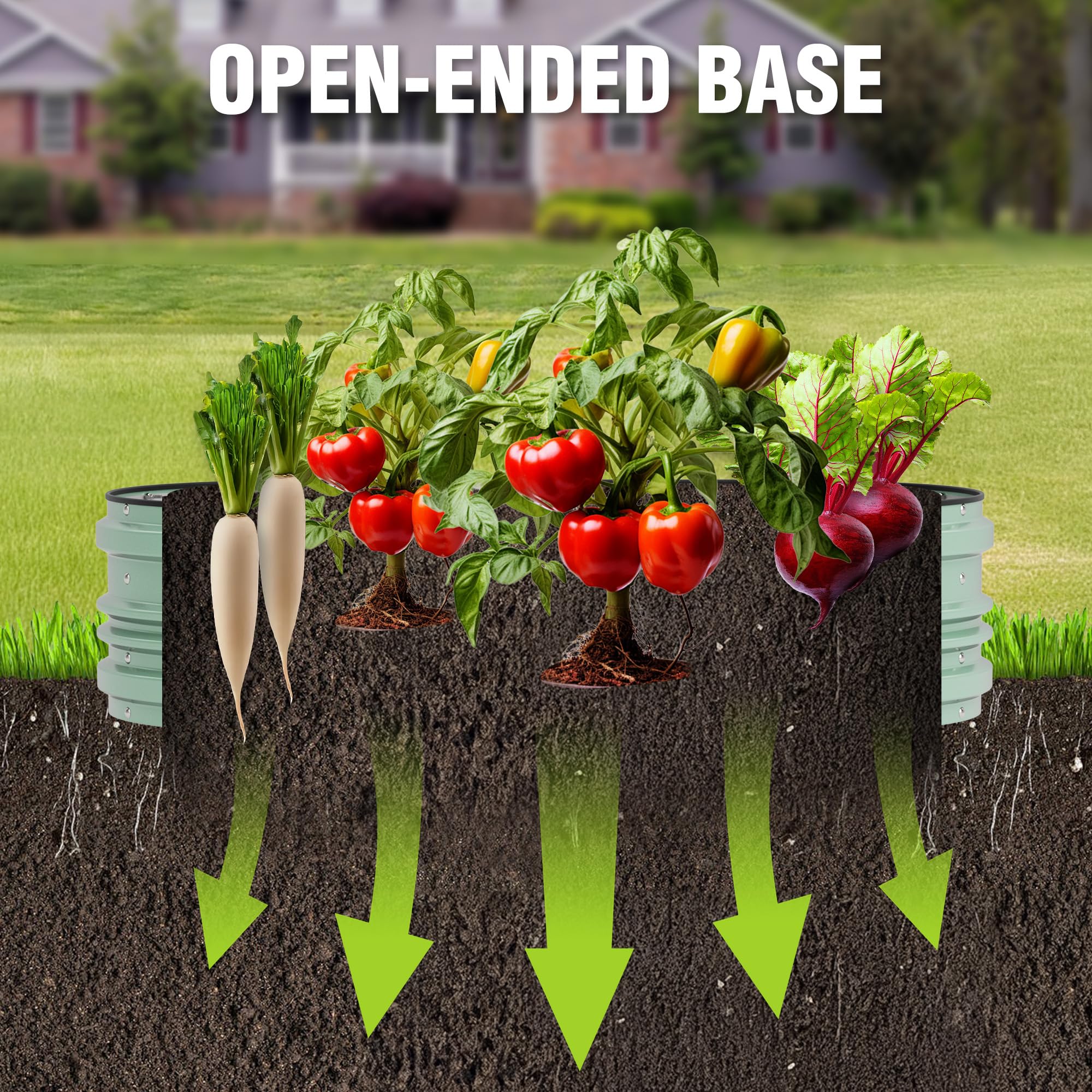 WORKPRO rolled-edge safety design protects hands during setup and maintenance.