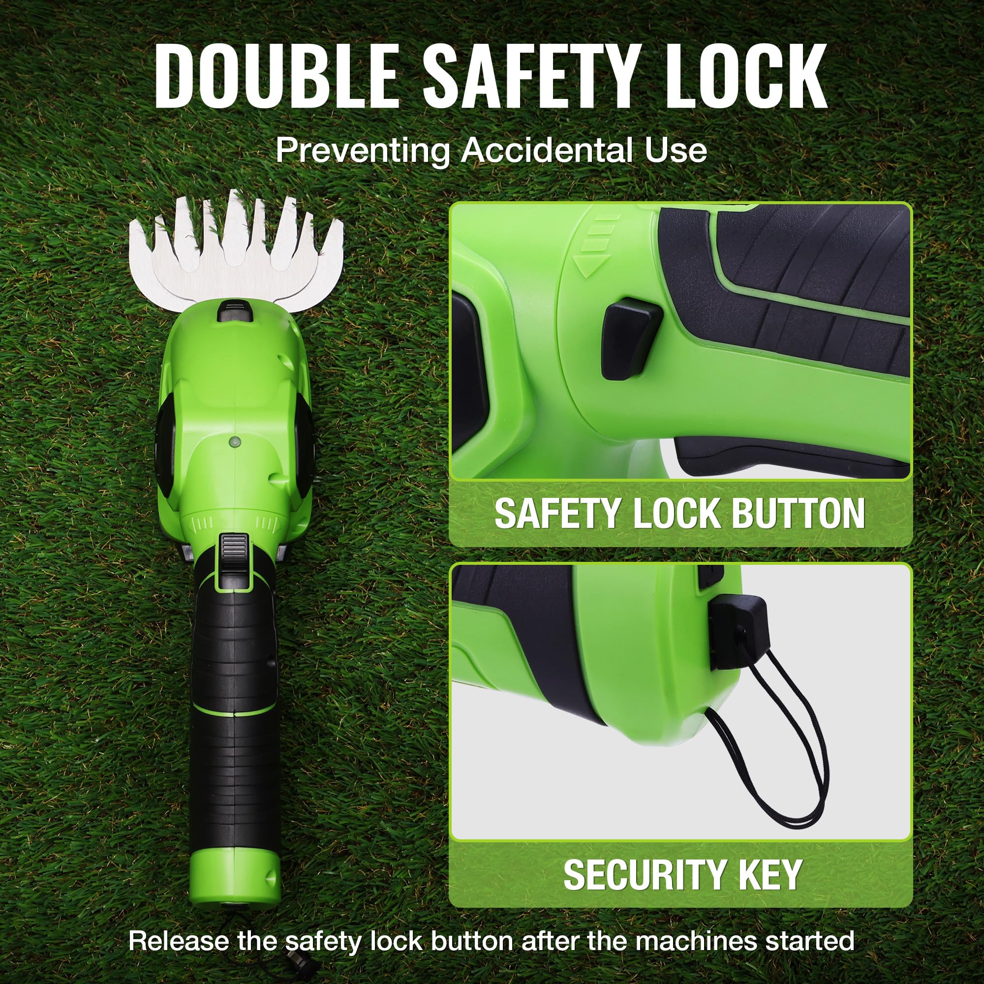WORKPRO safety double-lock design helps keep children safe during use.