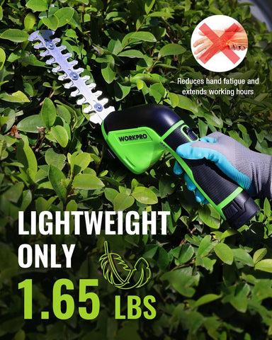 WORKPRO 6.3-inch shrub blade used for shaping hedges