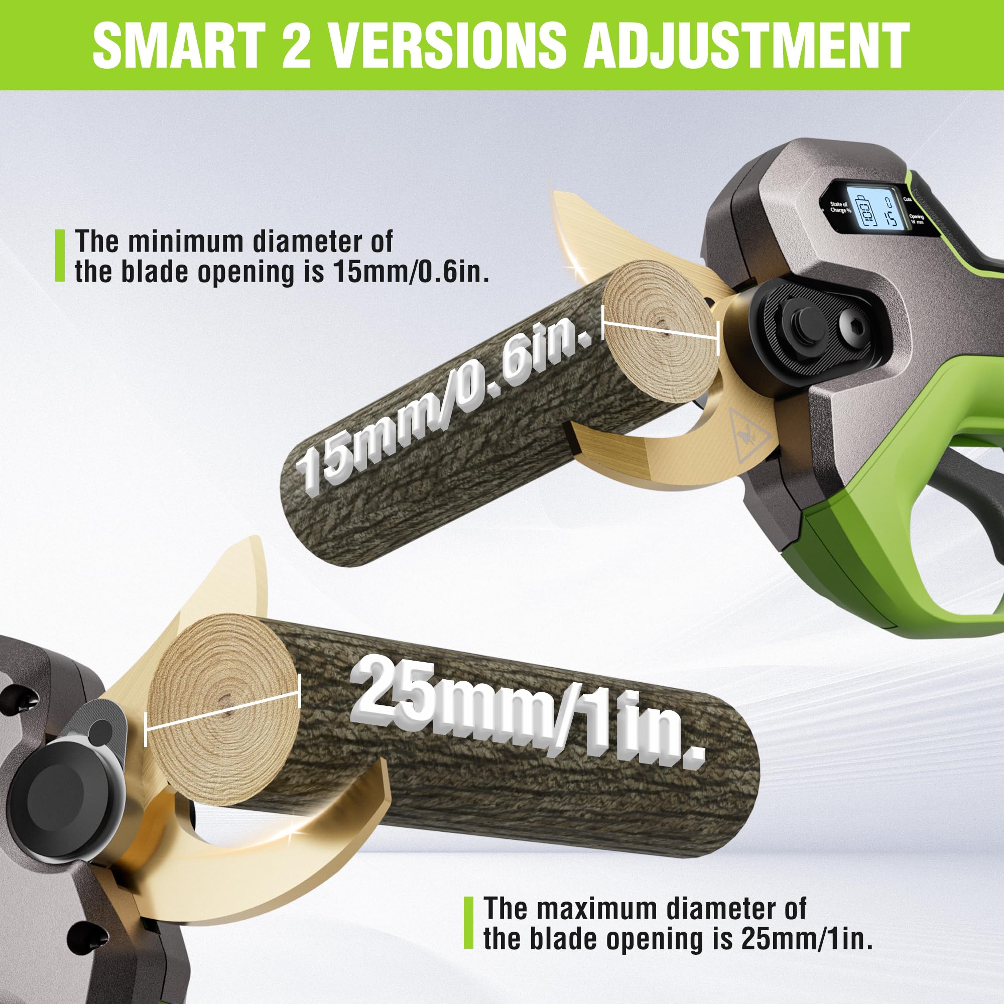 WORKPRO SK5 blades deliver sharp, clean cuts on wet or dry branches.