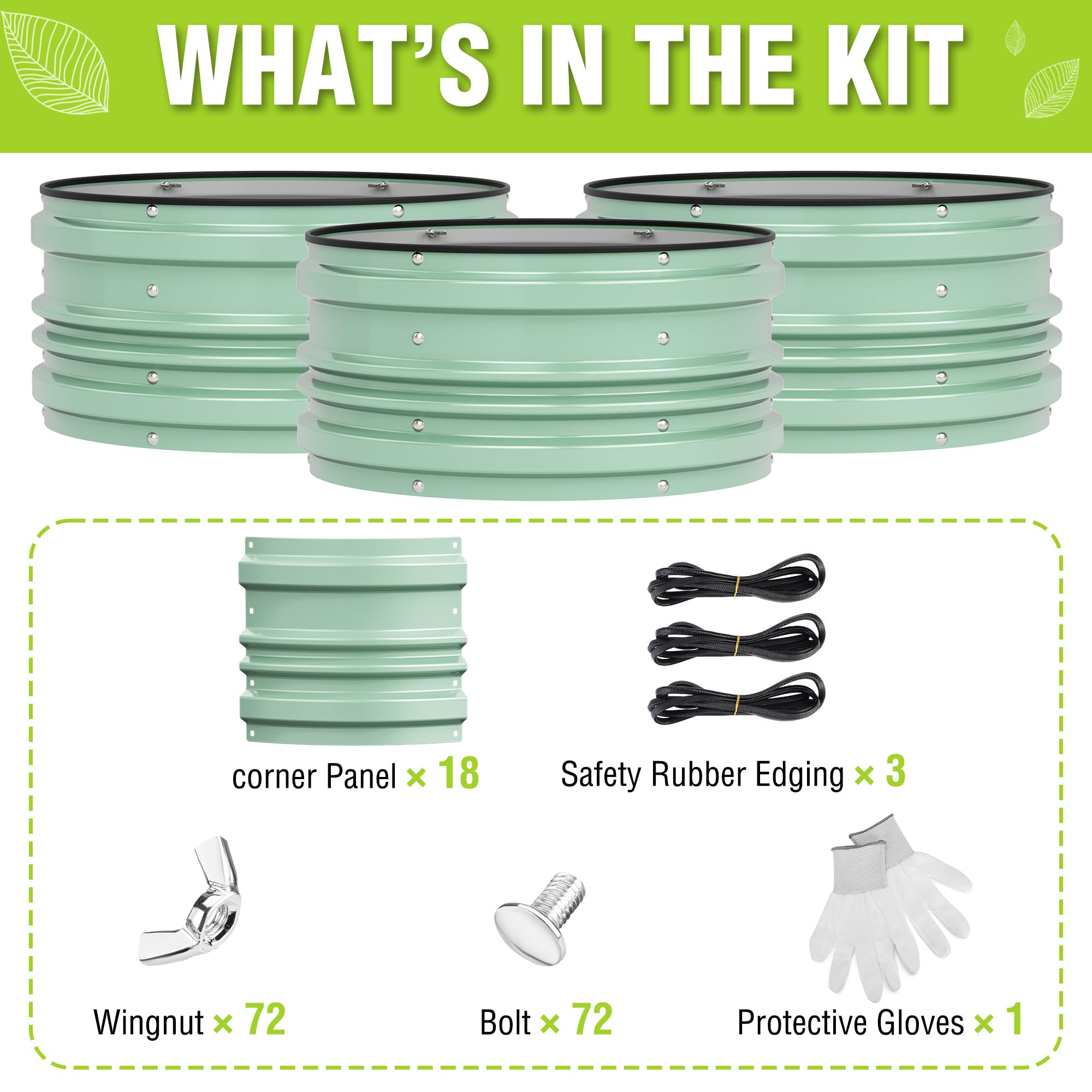 WORKPRO durable construction supports long-term vegetable patches and flower beds.