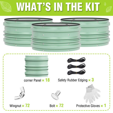 WORKPRO durable construction supports long-term vegetable patches and flower beds.