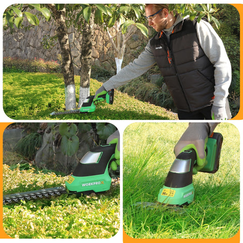 WORKPROX 20V dual-lock safety ensures controlled operation.