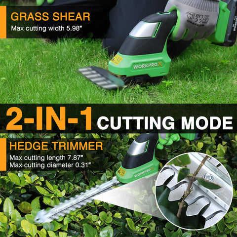 WORKPROX 20V lightweight design reduces hand fatigue.
