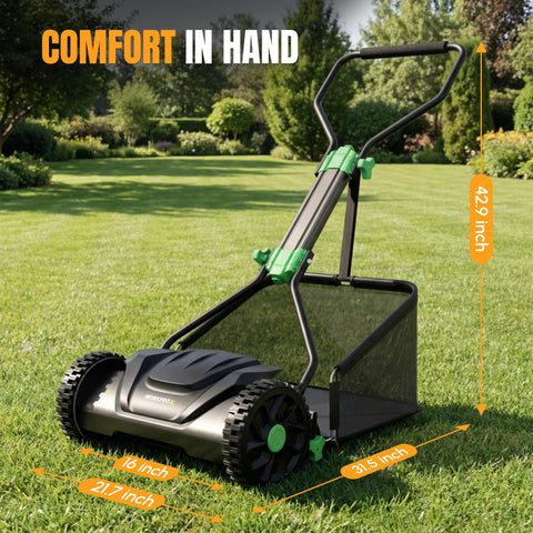 WORKPROX quiet, emissions-free operation during mowing.