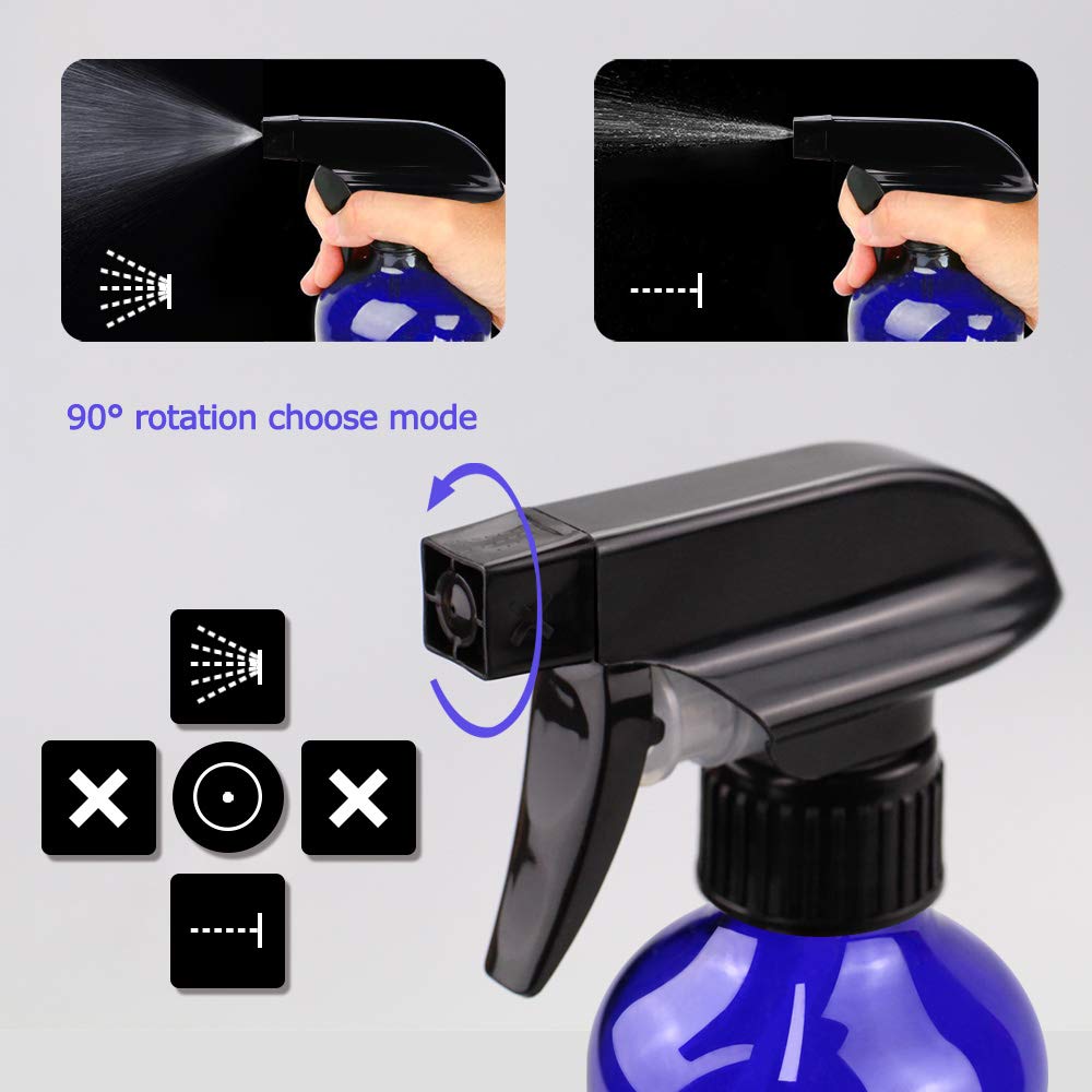 Worldgsb 4oz glass spray bottle set designed for travel and easy refills