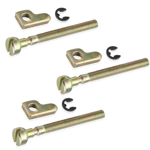 Worldity chain tensioner screws kit—three-piece set for quick tensioning on compatible chainsaws.