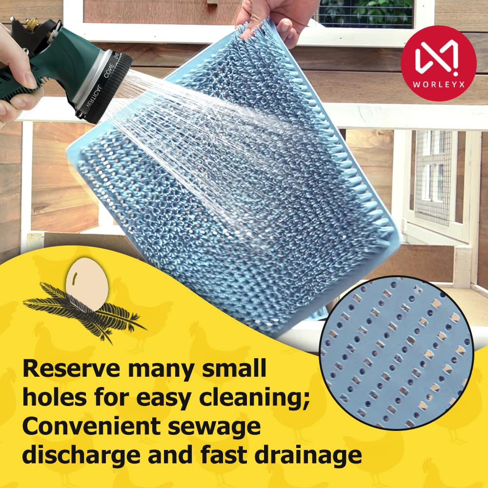 WORLEYX nest pad being washed demonstrates easy cleaning and reuse.