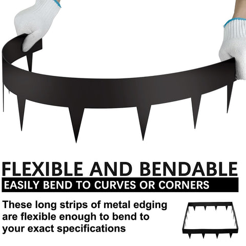 Worth Garden 11 clamps provide extra border stability.