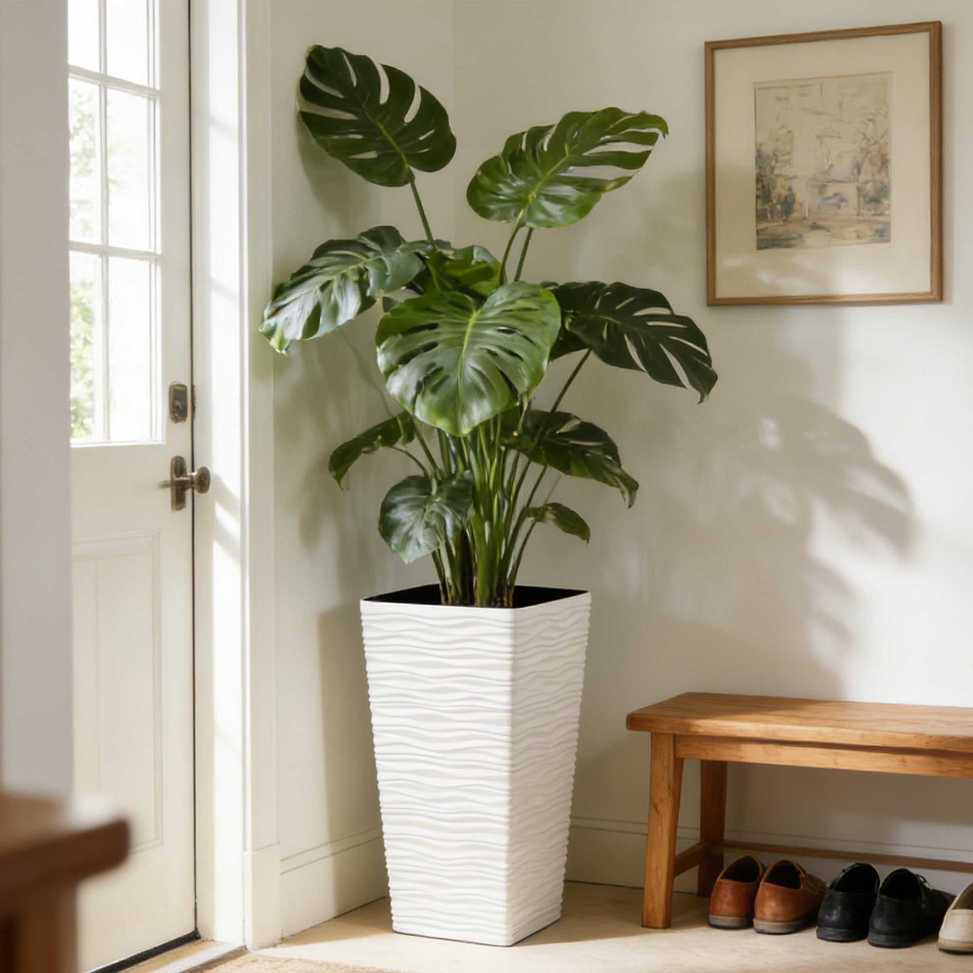 Worth Garden versatile indoor-outdoor use makes moving planters easy.