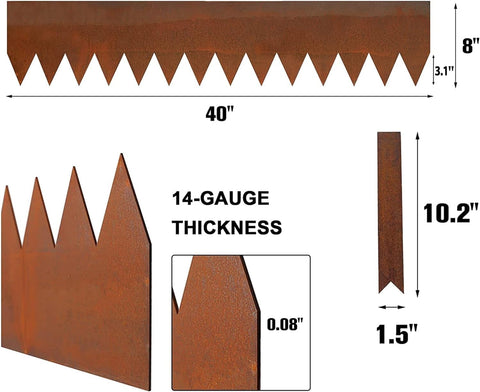 Worth Garden edge clamps for stability and clean, long-lasting landscape edging.