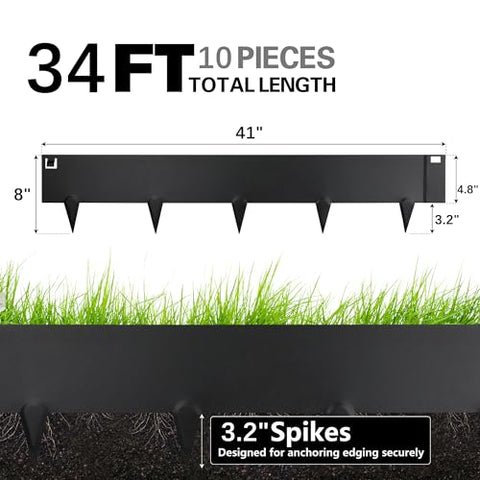 Worth Garden flexible bendable edging helps create curves with easy adjustments.