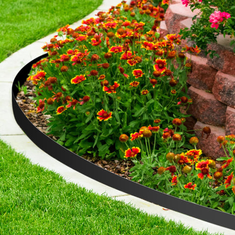 Worth Garden flexible border edges adapt to shapes and reshape after installation.