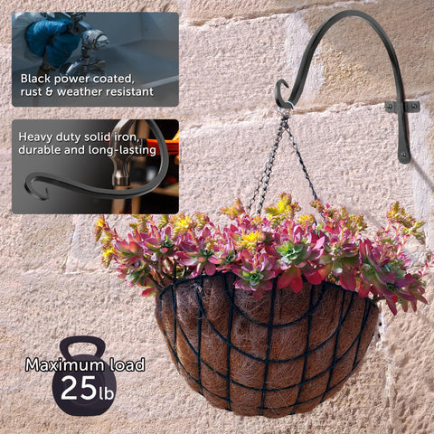 Worth Garden indoor outdoor decor hanger for versatile baskets and lanterns.