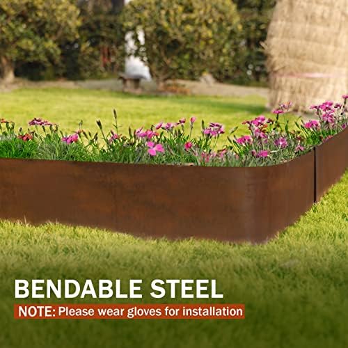Worth Garden outdoor edging installation showing quick no-dig curb appeal.