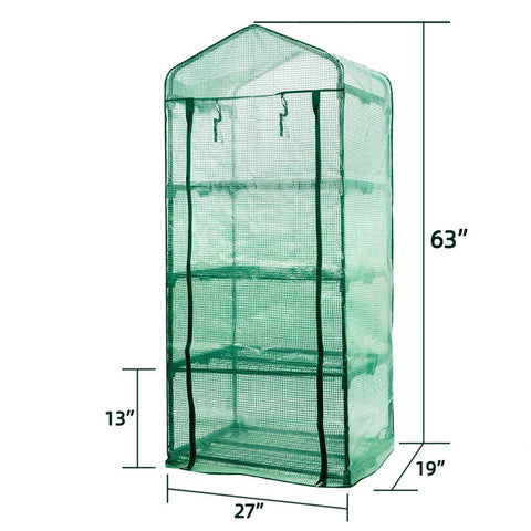 Worth Garden PE replacement cover with zippered door for versatile weather access