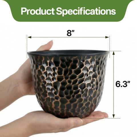Worth Garden retro-appearance shot showcases multicolor round pots for charming home décor.