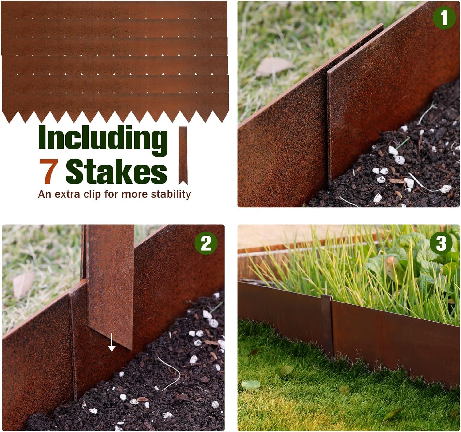 Worth Garden rust patina finish close-up highlighting rustic weathered appeal.