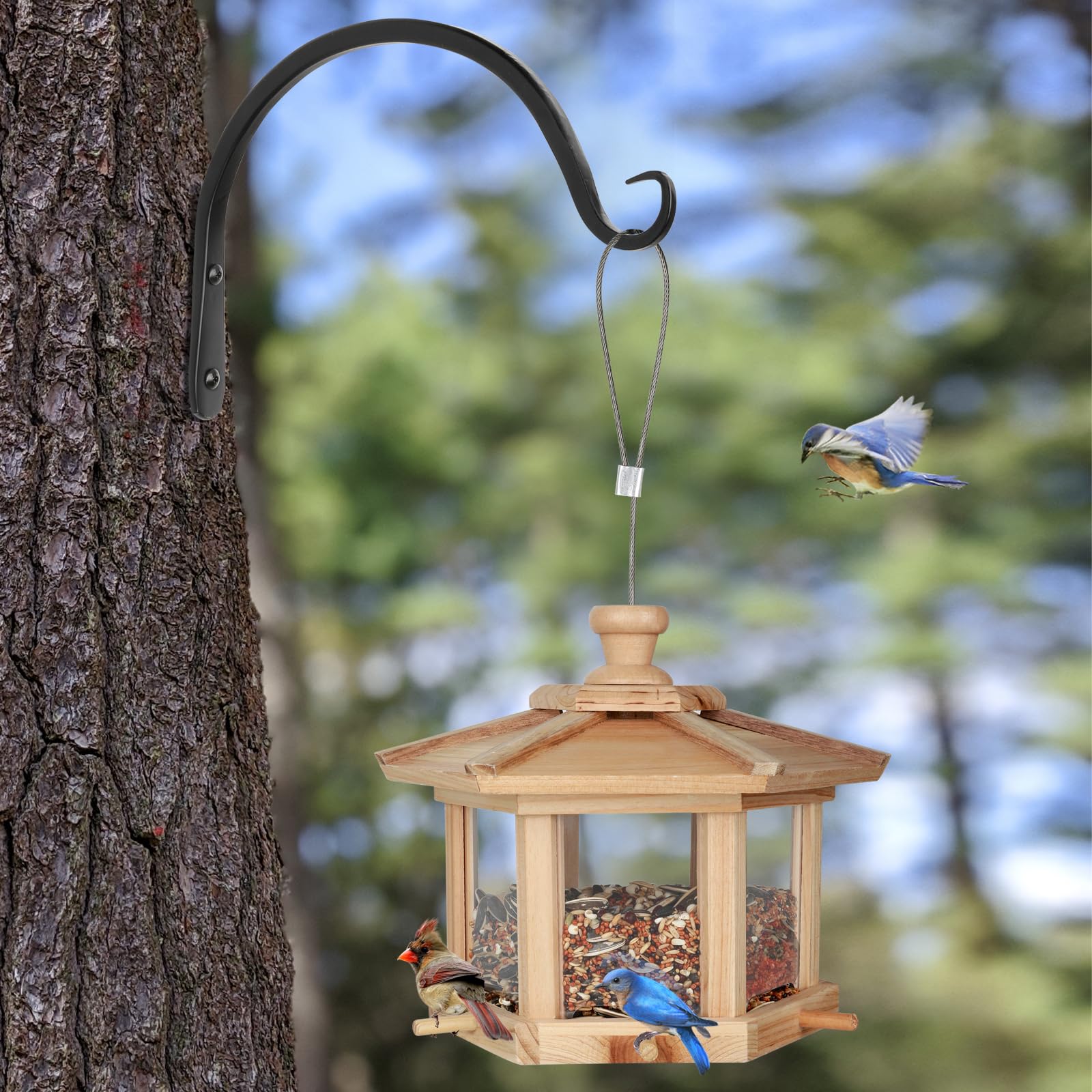 Worth Garden decorative bracket adds rustic charm for indoor and outdoor decor.