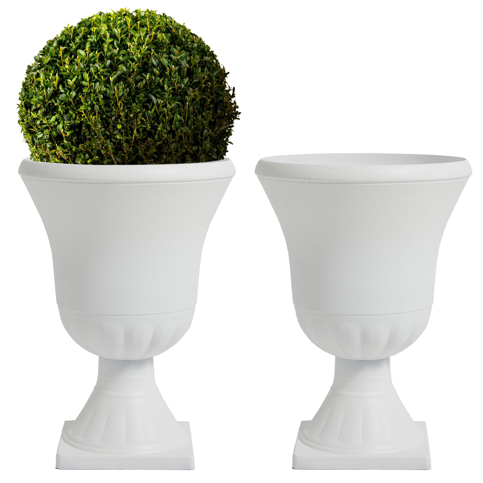 Worth Garden urn planter 22-inch front view for porch decor.