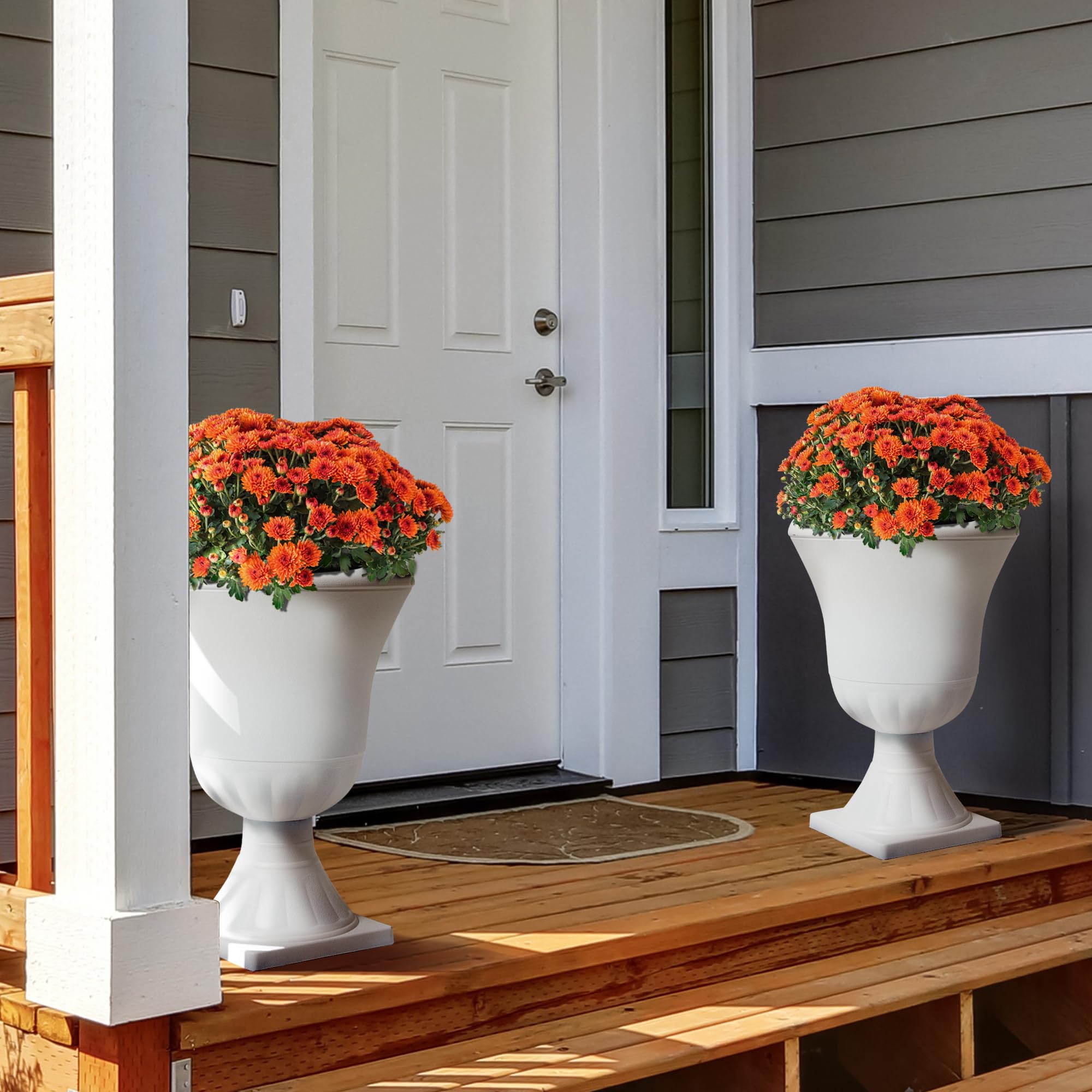 Worth Garden urn planter indoor outdoor versatility for any setting.