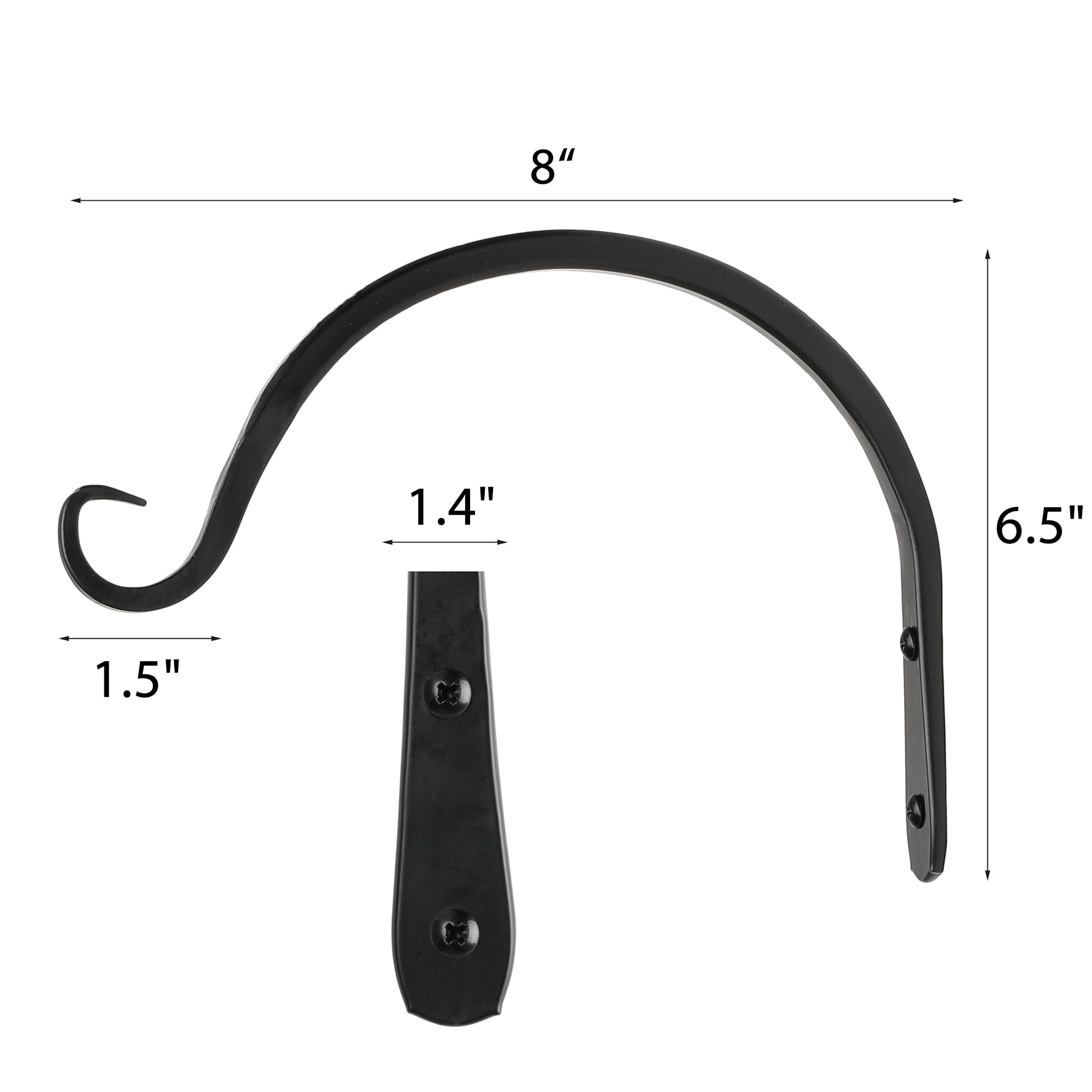 Worth Garden versatile hanging bracket ideal for lanterns, wind chimes, and baskets.