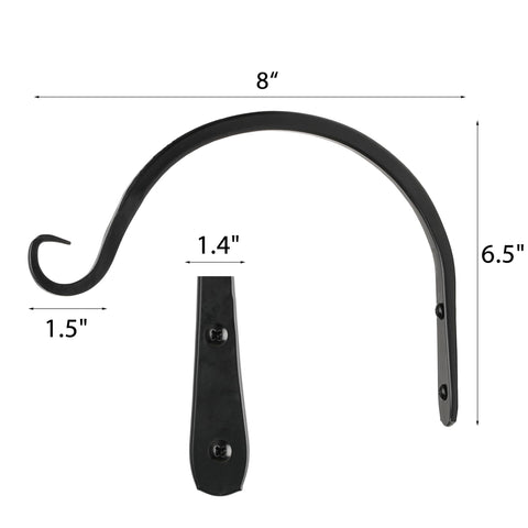 Worth Garden versatile hanging bracket ideal for lanterns, wind chimes, and baskets.