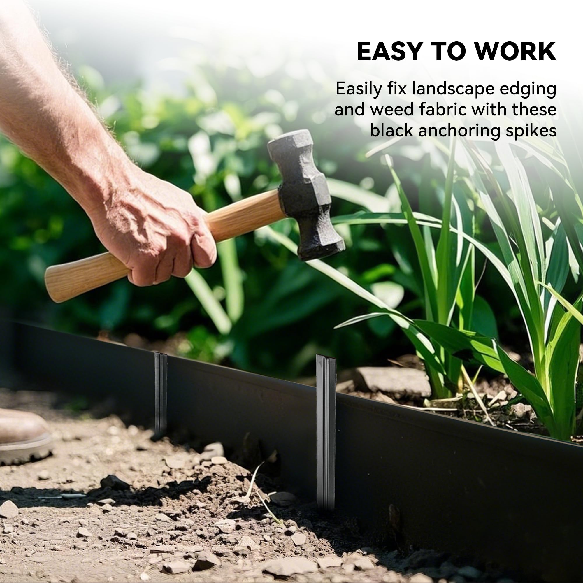 Worth galvanized steel stakes resist corrosion and wear