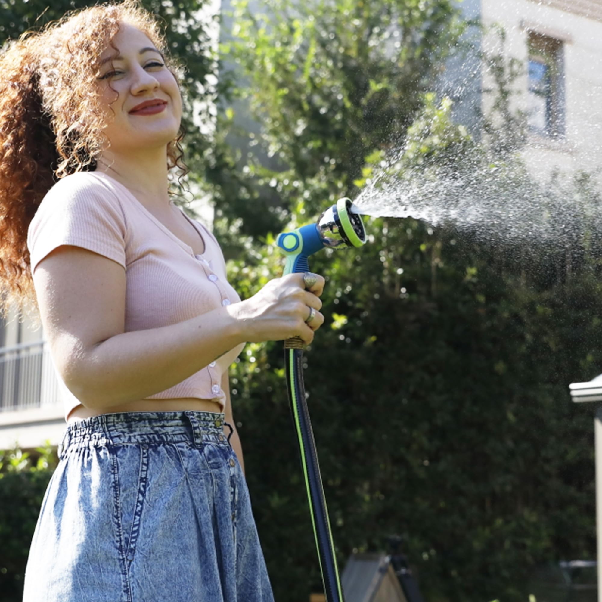 Worth lead-in hose easy fittings connection ensures secure faucet and nozzle pairing.