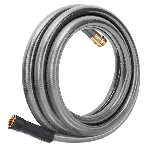Worth Leader 10ft garden hose in use for efficient watering.