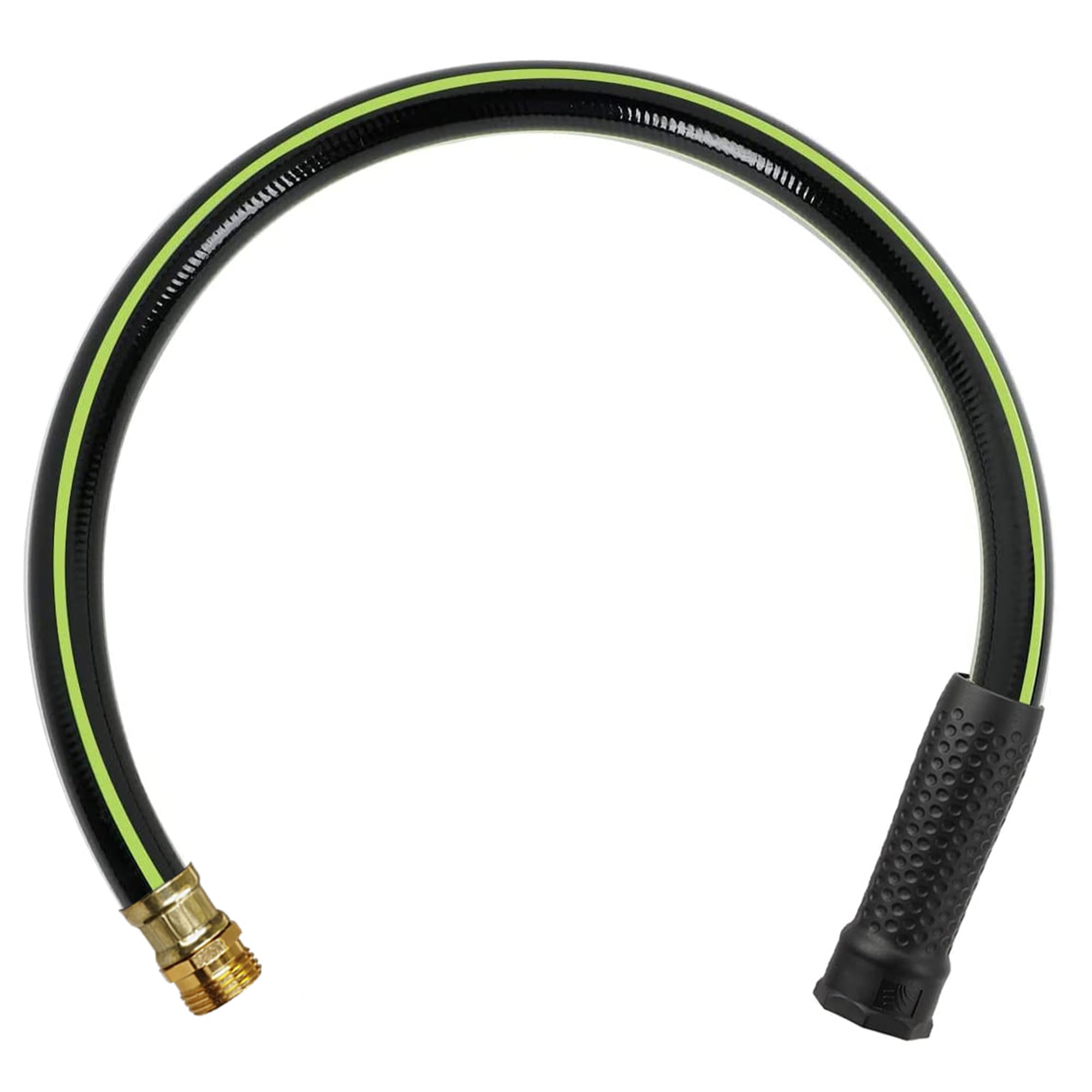 Worth Leader Short Garden Hose, 34in-2ft, heavy-duty construction for durable watering