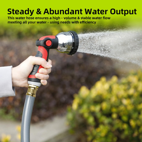 Worth Leader hose endures cold and heat for year-round outdoor tasks.