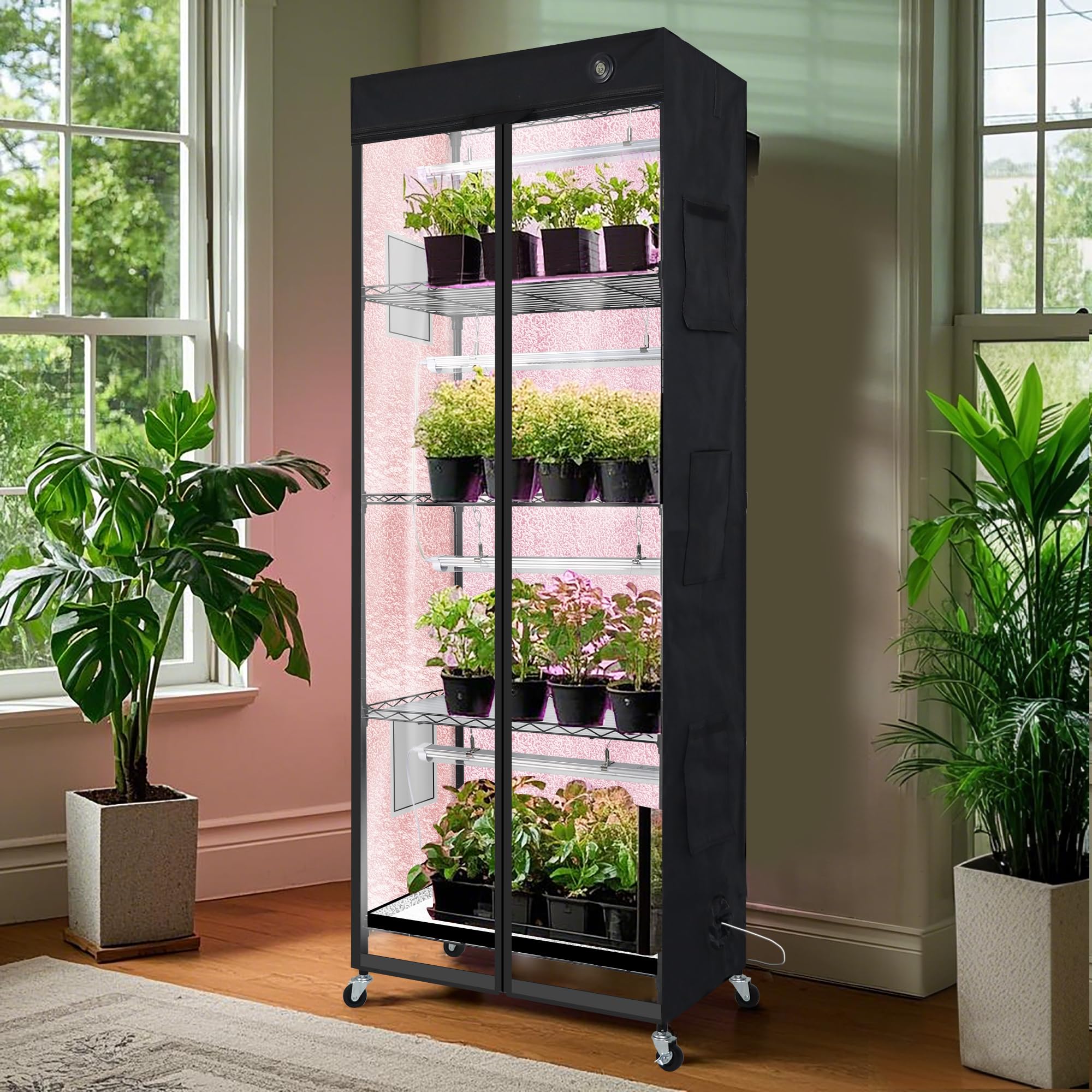 Worth Mini Greenhouse compact indoor design fits balconies and rooms