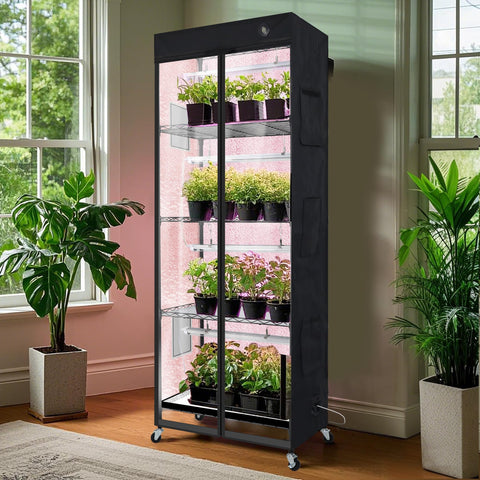 Worth Mini Greenhouse compact indoor design fits balconies and rooms